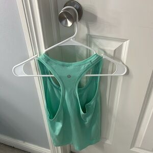 Mint green lululemon tank